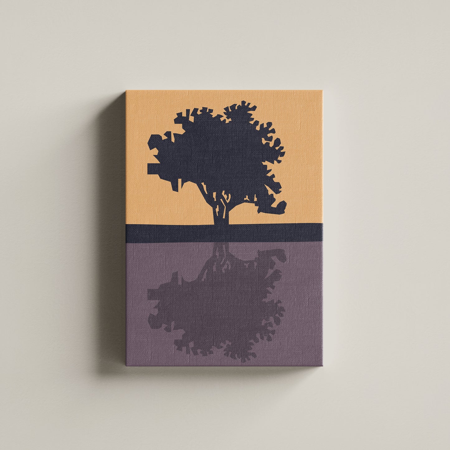 Bassix Árbol reflejado | Lienzo decorativo