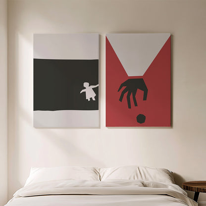 Bassix Mano cogendo pelota | Lienzo decorativo
